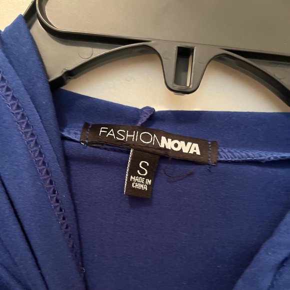 Fashion Nova: Matching Hoodie & Legging Set, Color: Royal Blue, Size: Small - Picture 7 of 8